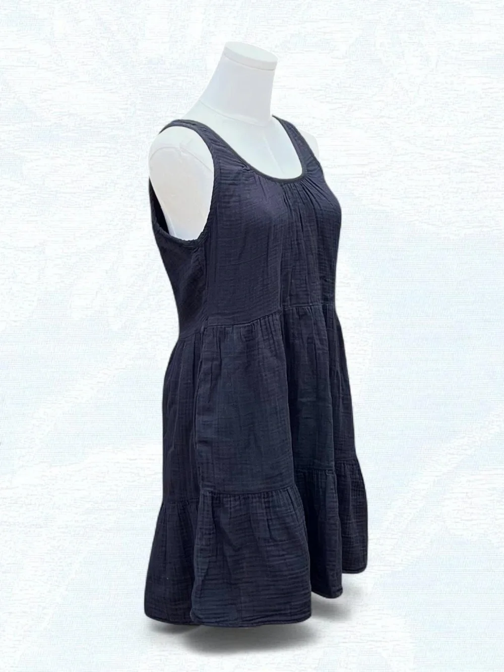 Universal Thread Black Tiered Ruffle Dress - Picture 3 of 6
